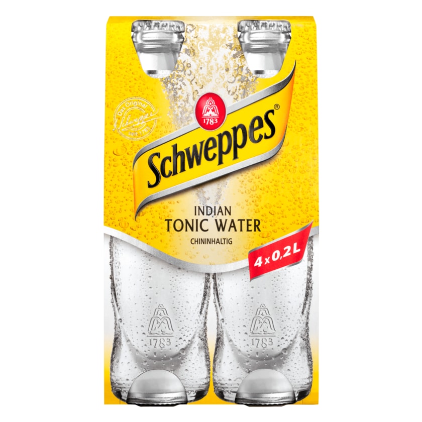 Schweppes Indian Tonic Water 4x0,2l